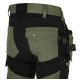 SPODNIE ROBOCZE DO PASA EREBOS GREEN/BLACK