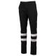 SPODNIE ROBOCZE ENGINE STRETCH REFLEX - CZARNY