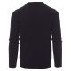 SWETER W SEREK BUSINESS - GRANATOWY