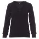 SWETER W SEREK BUSINESS LADY - CZARNY