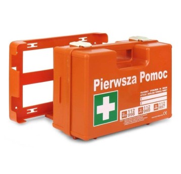 APTECZKA PRZENOŚNA K-15 Z WIESZAKIEM ŚCIENNYM (DIN 13157 USTNIK)