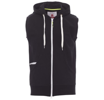 BEZRĘKAWNIK ROZPINANY BOXER+ - CZARNY