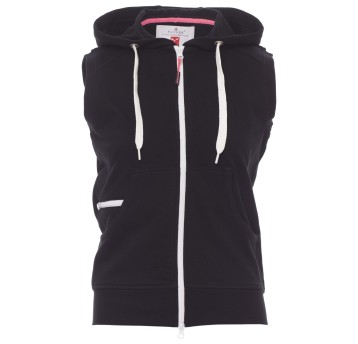 BEZRĘKAWNIK ROZPINANY BOXER+LADY - CZARNY