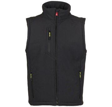 BEZRĘKAWNIK SOFTSHELL CREEK VEST PAD - ANTRACYTOWY-CZARNY