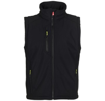 BEZRĘKAWNIK SOFTSHELL CREEK VEST PAD - CZARNY-CZARNY