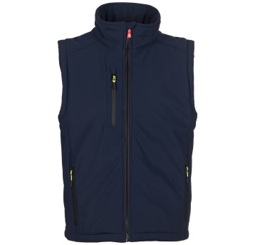 BEZRĘKAWNIK SOFTSHELL CREEK VEST PAD - GRANATOWY-KRÓLEWSKI NIEBIESKI