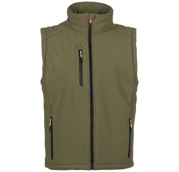 BEZRĘKAWNIK SOFTSHELL CREEK VEST PAD - ZIELONY WOJSKOWY-ZIELONY