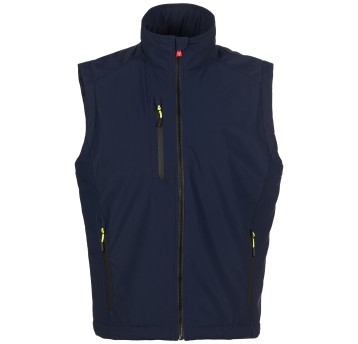 BEZRĘKAWNIK SOFTSHELL CREEK VEST ULTRALITE PAD - GRANATOWY-CZARNY