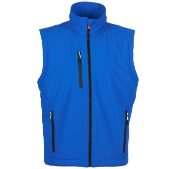 BEZRĘKAWNIK SOFTSHELL CREEK VEST ULTRALITE PAD - KRÓLEWSKI NIEBIESKI-GRANATOWY
