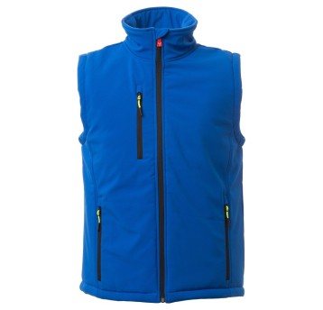 BEZRĘKAWNIK SOFTSHELL GALE VEST PAD - KRÓLEWSKI NIEBIESKI-GRANATOWY