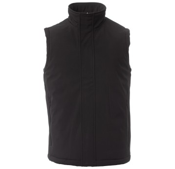 BEZRĘKAWNIK SOFTSHELL NORDET VEST - CZARNY
