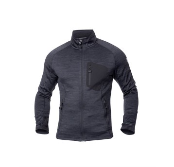 BLUZA BREEFFIDRY MELANGE - CIEMNOSZARY