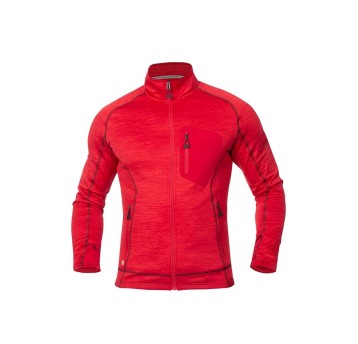 BLUZA BREEFFIDRY MELANGE - CZERWONY