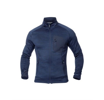 BLUZA BREEFFIDRY MELANGE - GRANATOWY