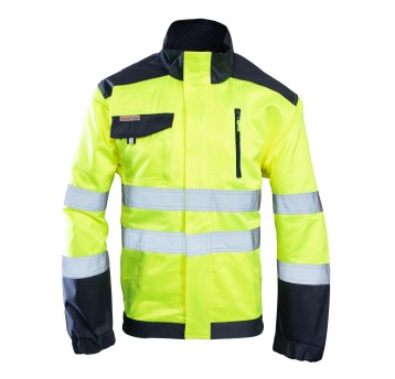 BLUZA BRIXTON FLASH KAT.II KL. 2 - ŻÓŁTY-GRANATOWY