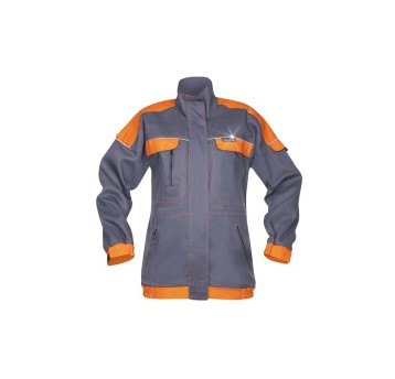 BLUZA COOL TREND DAMSKA - SZARO-POMARAŃCZOWY