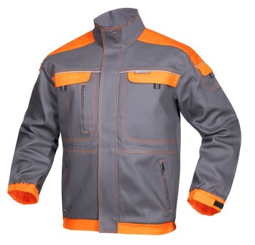 BLUZA COOL TREND - SZARO-POMARAŃCZOWY