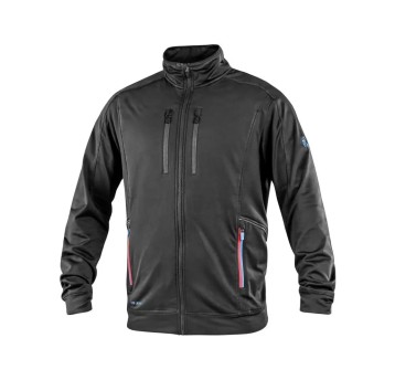 BLUZA CXS LEONIS - CZARNY Z NIEBIESKO-CZERWONYMI DODATKAMI HV