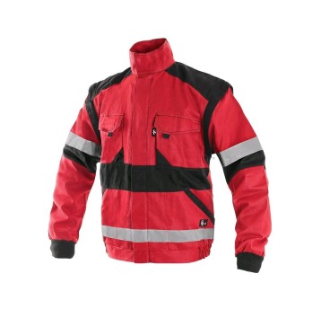 BLUZA CXS LUXY BRIGHT MĘSKA - CZERWONO-CZARNY