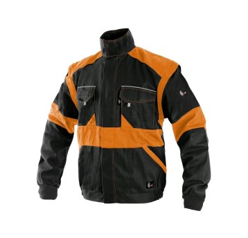 BLUZA CXS LUXY EDA MĘSKA - CZARNO-POMARAŃCZOWY