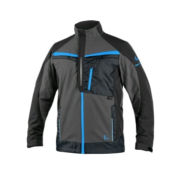 BLUZA CXS NAOS MĘSKA HV NIEBIESKIE ELEM.