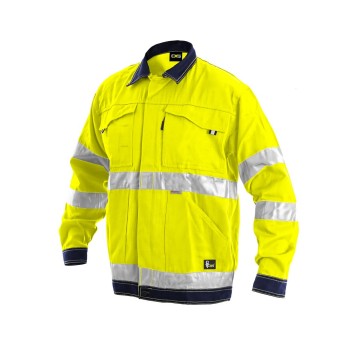 BLUZA CXS NORWICH MĘSKA OSTRZEGAWCZA - ŻÓŁTO-NIEBIESKI