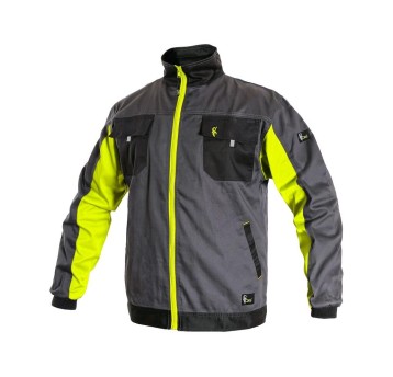 BLUZA CXS PHOENIX PERSEUS MĘSKA - SZARO-ŻÓŁTY