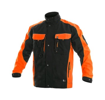 BLUZA CXS SIRIUS BRIGHTON MĘSKA - CZARNO-POMARAŃCZOWY