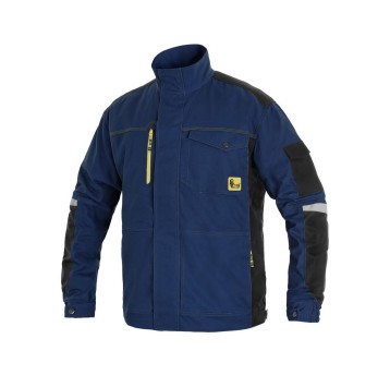 BLUZA CXS STRETCH MĘSKA - CIEMNONIEBIESKO-CZARNY