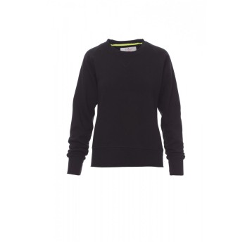 BLUZA DEKOLT OKRĄGŁY DAMSKA MISTRAL+LADY - CZARNY