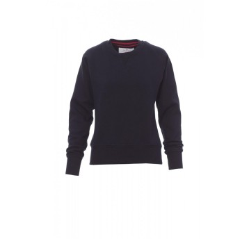 BLUZA DEKOLT OKRĄGŁY DAMSKA MISTRAL+LADY - GRANATOWY
