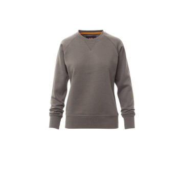 BLUZA DEKOLT OKRĄGŁY DAMSKA MISTRAL+LADY - ZADYMIONY