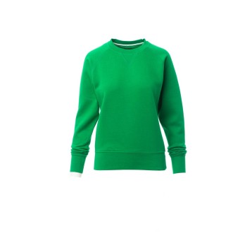 BLUZA DEKOLT OKRĄGŁY DAMSKA MISTRAL+LADY - ŻELOWY ZIELONY