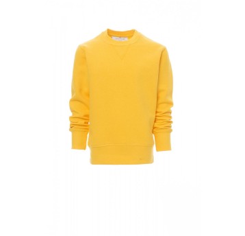 BLUZA DEKOLT OKRĄGŁY DZIECIĘCA ORLANDO KIDS - ŻÓŁTY