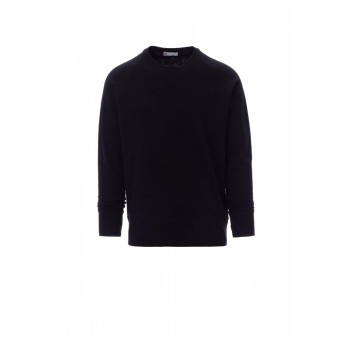 BLUZA DEKOLT OKRĄGŁY MĘSKA MALIBU+ - CZARNY