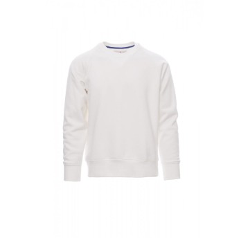 BLUZA DEKOLT OKRĄGŁY MĘSKA MISTRAL+ - BIAŁY