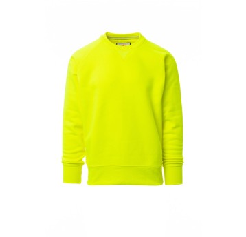 BLUZA DEKOLT OKRĄGŁY MĘSKA MISTRAL+ FLUO - ŻÓŁTY FLUO