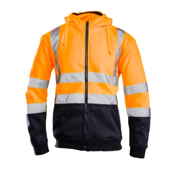 BLUZA DRESOWA BRIXTON FLASH - POMARAŃCZOWY-GRANATOWY