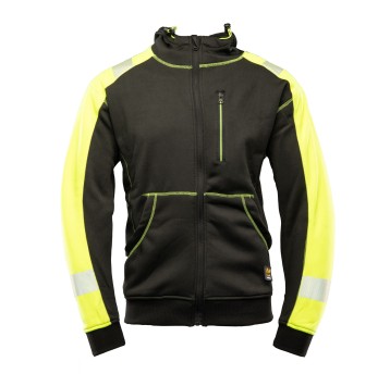 BLUZA DRESOWA SEVEN KINGS RIVAL Z KAPTUREM - CZARNY/ŻÓŁTY