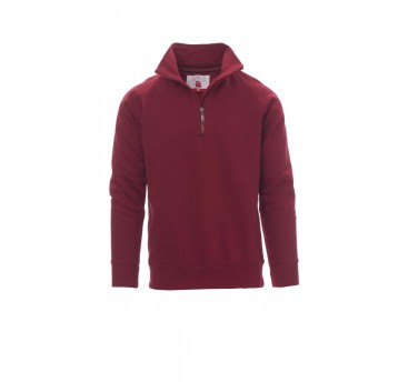 BLUZA KRÓTKI ZAMEK BŁYSKAWICZNY MĘSKA MIAMI+ - BORDOWY