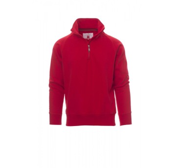 BLUZA KRÓTKI ZAMEK BŁYSKAWICZNY MĘSKA MIAMI+ - CZERWONY