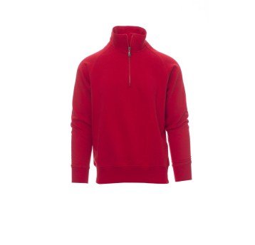 BLUZA KRÓTKI ZAMEK BŁYSKAWICZNY MĘSKA MIAMI+ SUMMER - CZERWONY