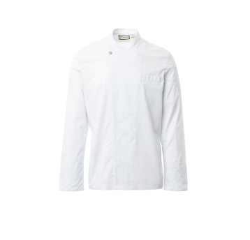 BLUZA KUCHARSKA DŁUGI RĘKAW MĘSKA ELITE MESH - BIAŁY