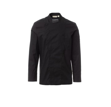 BLUZA KUCHARSKA DŁUGI RĘKAW MĘSKA STARRED MESH - CZARNY