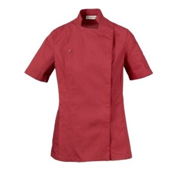 BLUZA KUCHARSKA HORECA FOODSERVICE STARLIGHT MESH LADY - BORDOWY