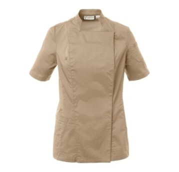 BLUZA KUCHARSKA HORECA FOODSERVICE STARLIGHT MESH LADY - KHAKI