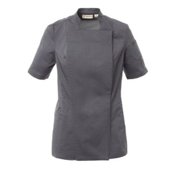 BLUZA KUCHARSKA HORECA FOODSERVICE STARLIGHT MESH LADY - ŻELAZNY SZARY