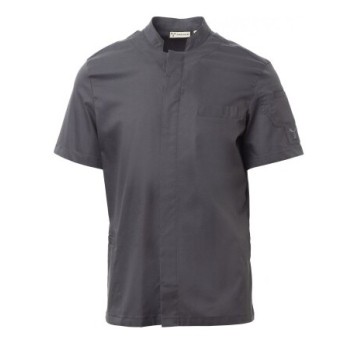 BLUZA KUCHARSKA HORECA FOODSERVICE SUPREME SS - ŻELAZNY SZARY