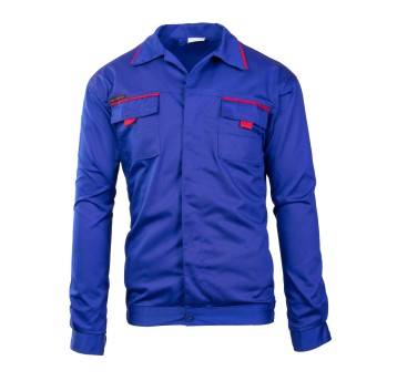 BLUZA MAX-POPULAR - NIEBIESKI