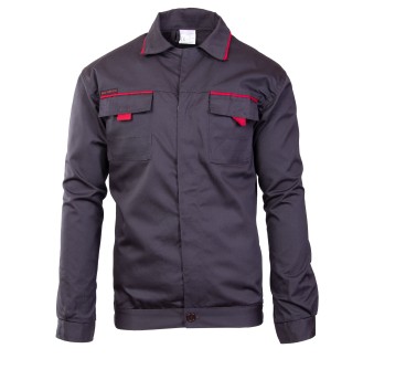 BLUZA MAX-POPULAR - STALOWY